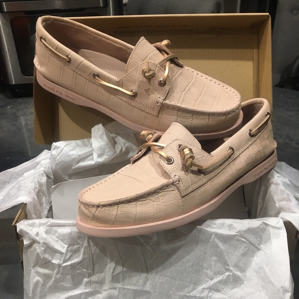 Sperry A/O Vida Croc BNWT NEVER WORN!